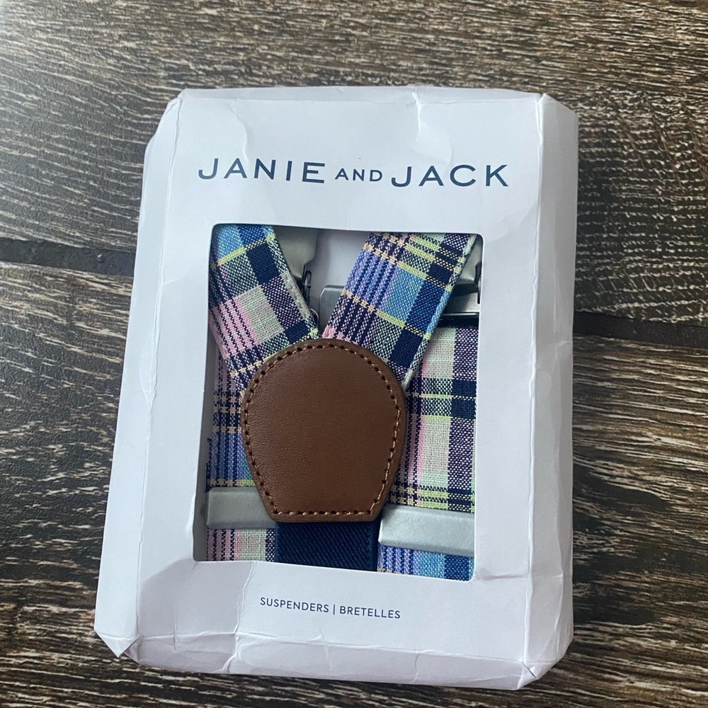 NWT 12-24 month Janie and Jack Classic Suspenders